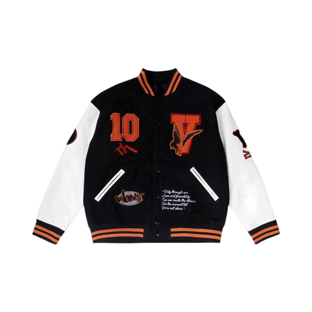 VLONE 棒球外套 黑橘色 VLBJ22001（現貨）