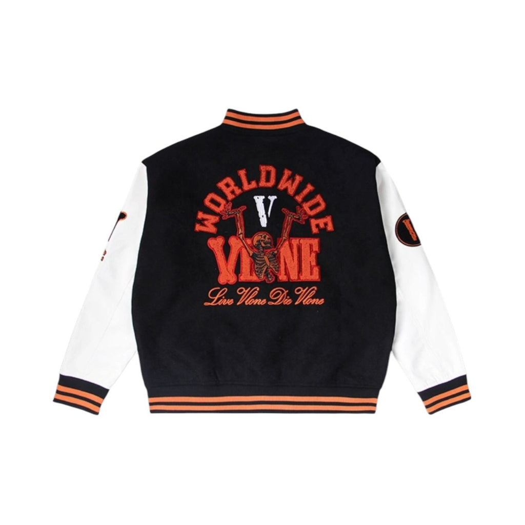 VLONE 棒球外套 黑橘色 VLBJ22001（現貨）