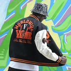 VLONE 棒球外套 黑橘色 VLBJ22001（現貨）