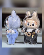 POP MART LABUBU 心動馬卡龍 透明保護殼 壓克力 拉布布 泡泡瑪特