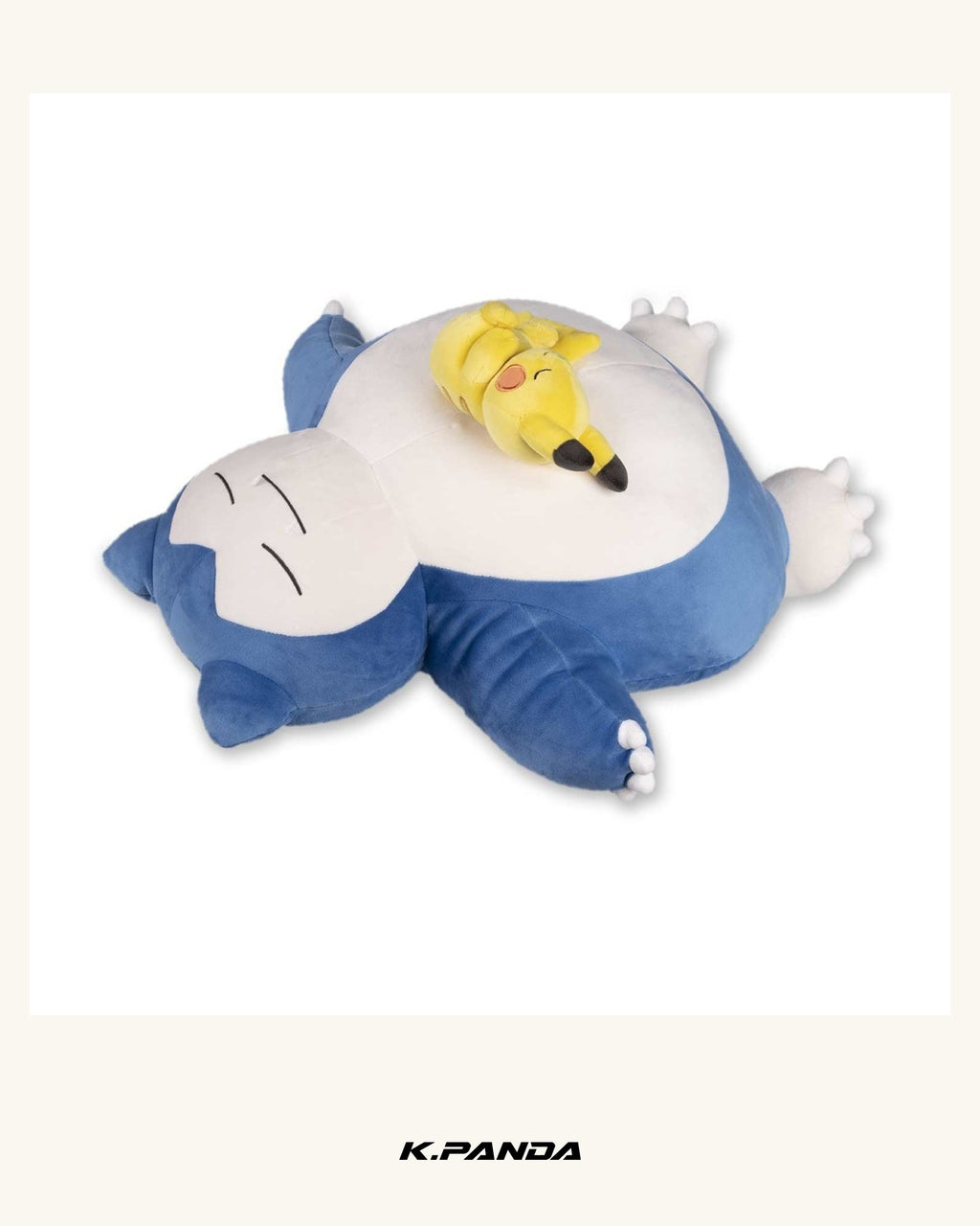 Pokémon Sleep 皮卡丘趴睡卡比獸娃娃 20 吋｜Pokémon Center 官方商品圖 2