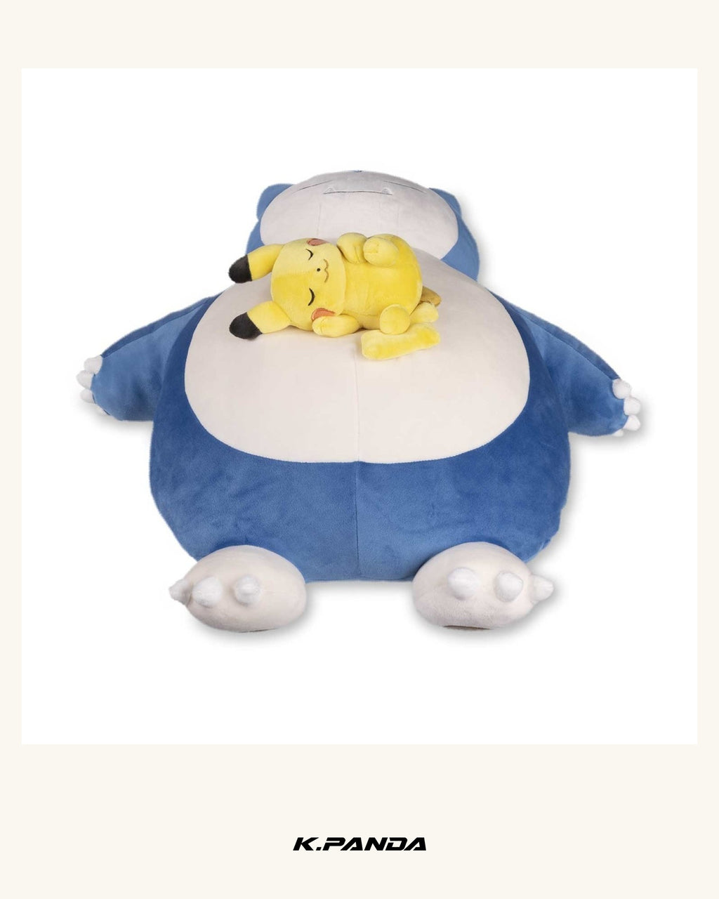 Pokémon Sleep 皮卡丘趴睡卡比獸娃娃 20 吋｜Pokémon Center 官方商品圖 3