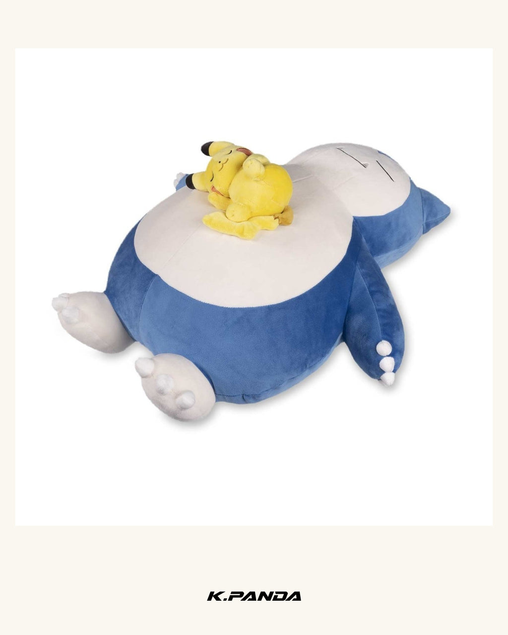 Pokémon Sleep 皮卡丘趴睡卡比獸娃娃 20 吋｜Pokémon Center 官方商品圖 4