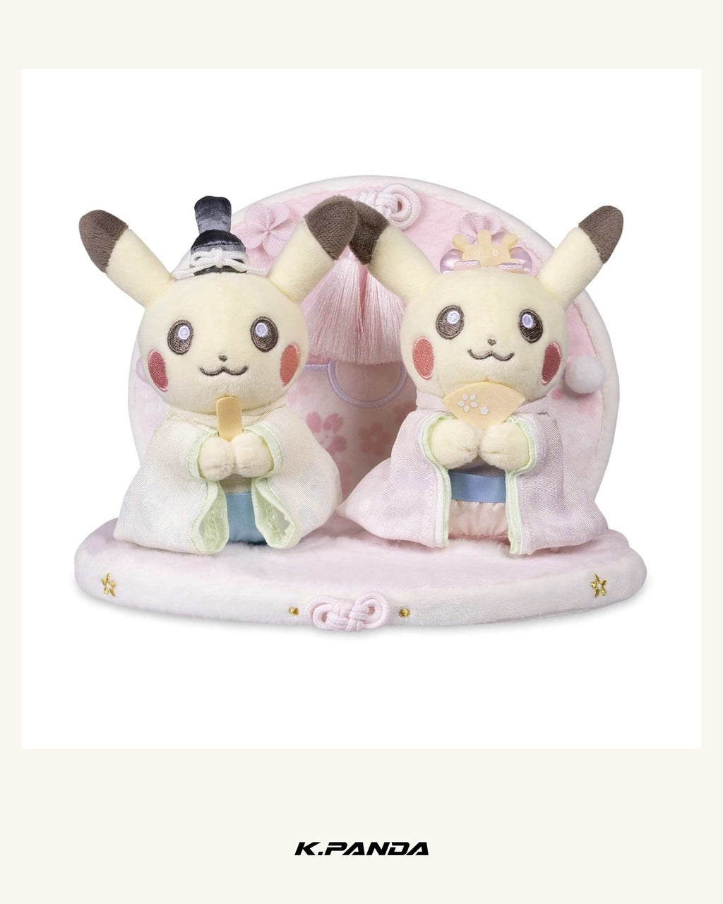 Pokémon 女兒節雙人皮卡丘娃娃｜Pokémon Center 官方商品圖 2