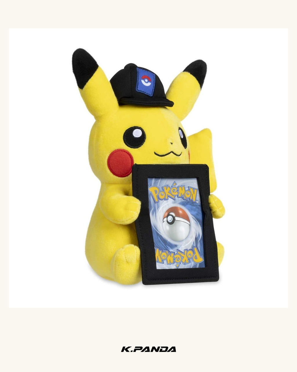 Pokémon TCG 卡牌展示皮卡丘娃娃｜Pokémon Center 官方商品圖 3