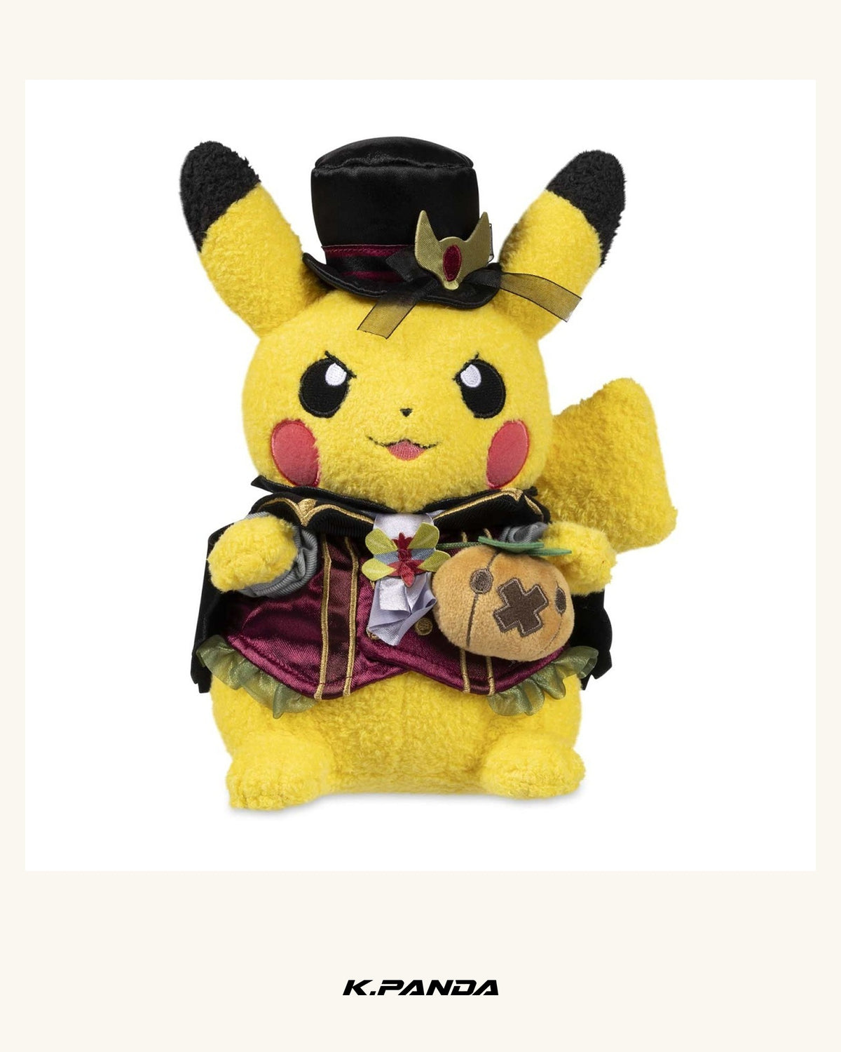 Pokémon 萬聖幽靈古堡皮卡丘娃娃｜Pokémon Center 官方商品圖 2