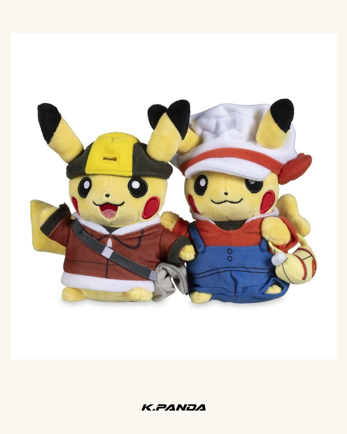 Pokémon 城都地區雙人皮卡丘娃娃｜Pokémon Center 官方商品圖 2