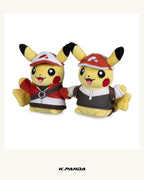 Pokémon 關都地區雙人皮卡丘娃娃｜Pokémon Center 官方商品圖 1