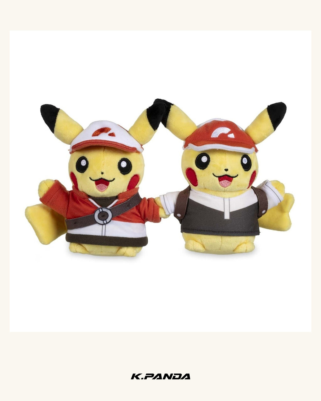 Pokémon 關都地區雙人皮卡丘娃娃｜Pokémon Center 官方商品圖 2