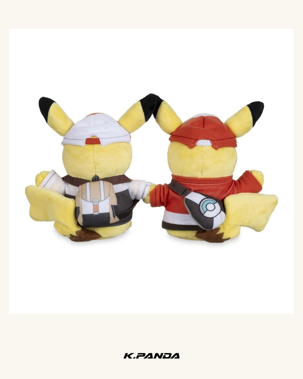 Pokémon 關都地區雙人皮卡丘娃娃｜Pokémon Center 官方商品圖 4