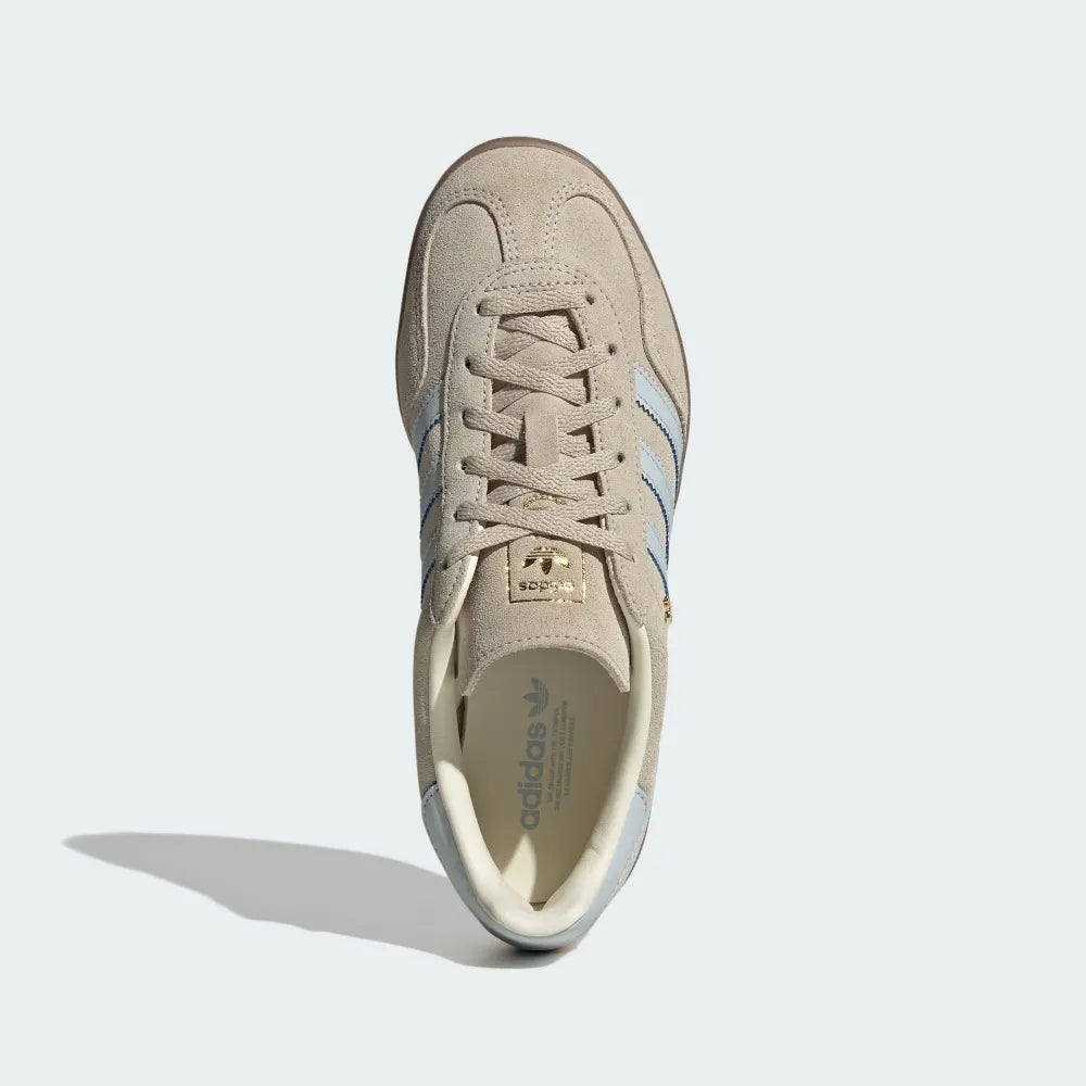 adidas GAZELLE INDOOR 復古棕藍 JR2430
