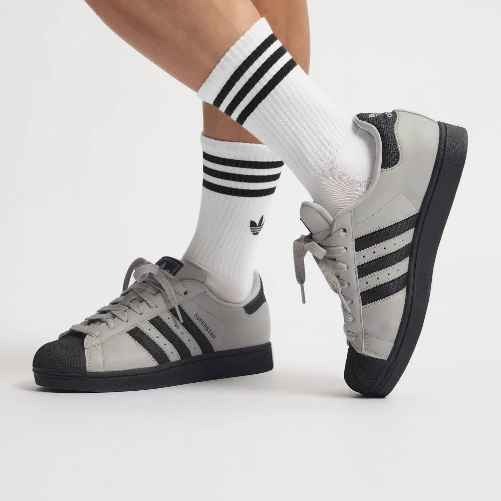 adidas SUPERSTAR II 編織三線 寂靜灰 JQ3183