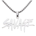 21Savage Necklace不鏽鋼項鍊