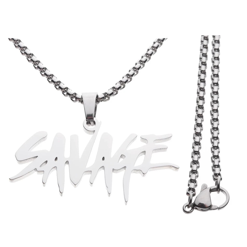 21Savage Necklace不鏽鋼項鍊