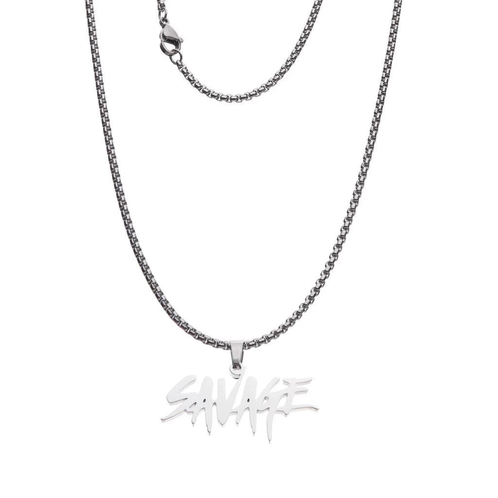 21Savage Necklace不鏽鋼項鍊
