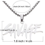 21Savage Necklace不鏽鋼項鍊