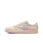 Air Jordan 1 Low OG × Travis Scott Shy Pink 粉倒鉤 IQ7604-100