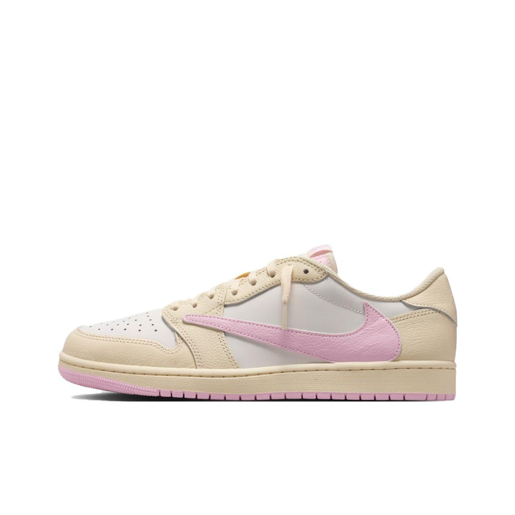 Air Jordan 1 Low OG × Travis Scott Shy Pink 粉倒鉤 IQ7604-100