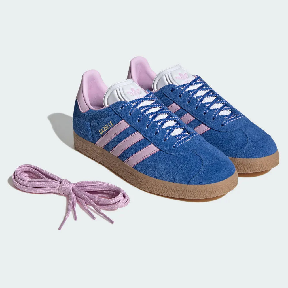 adidas GAZELLE 靛藍粉 JH7219