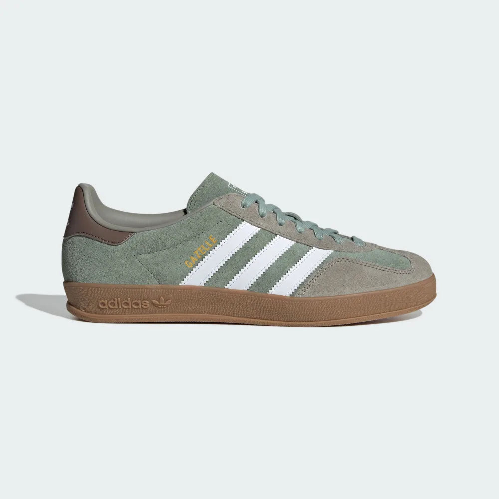 adidas GAZELLE INDOOR 抹茶拿鐵綠 JI3526
