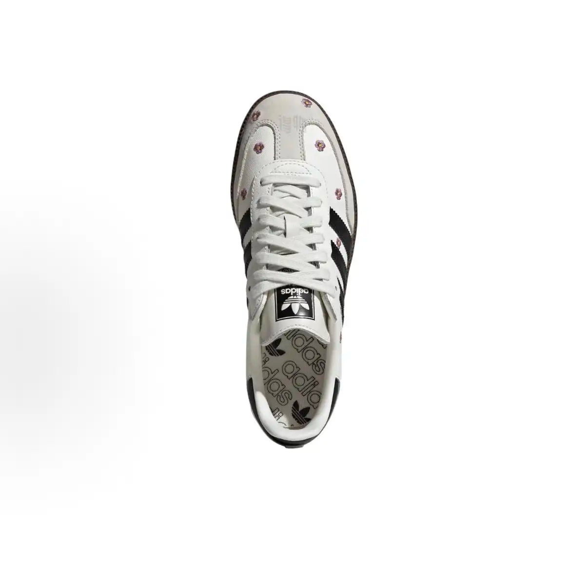 adidas originals SAMBA OG 刺繡小花 白 IF4398