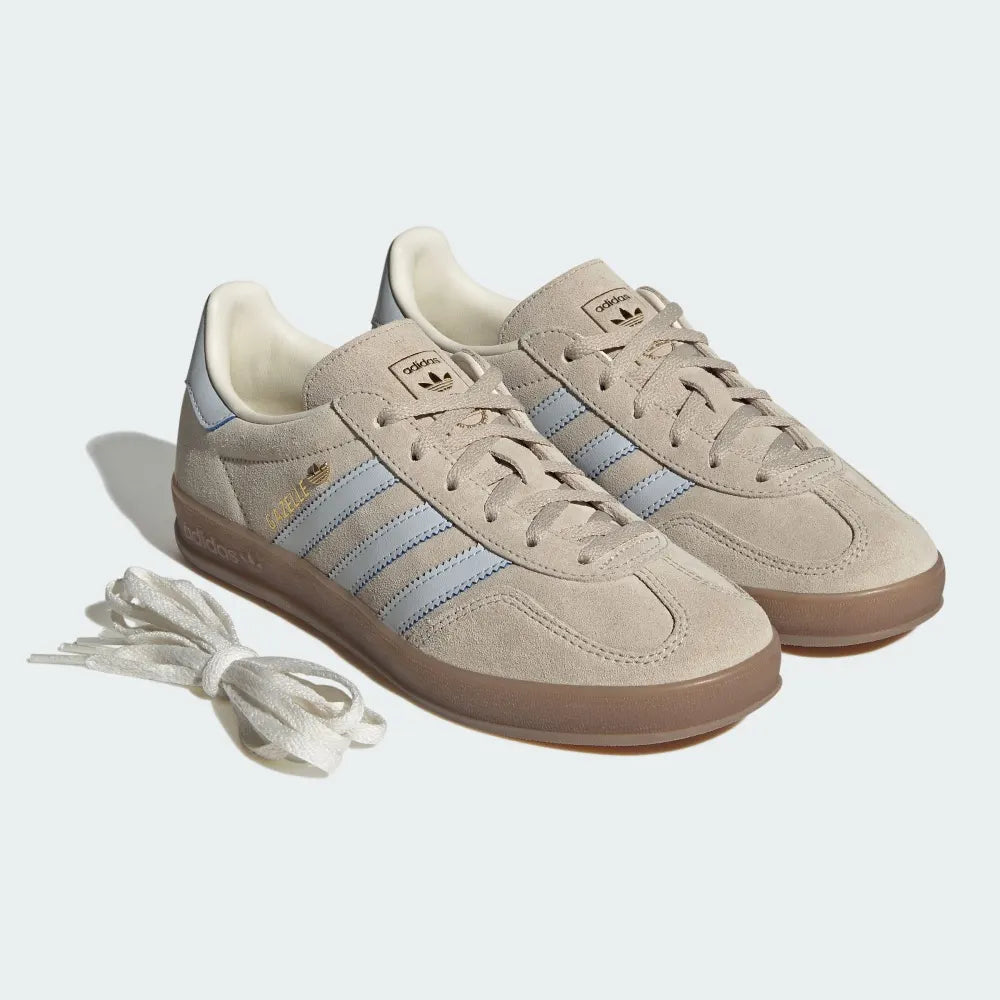adidas GAZELLE INDOOR 復古棕藍 JR2430