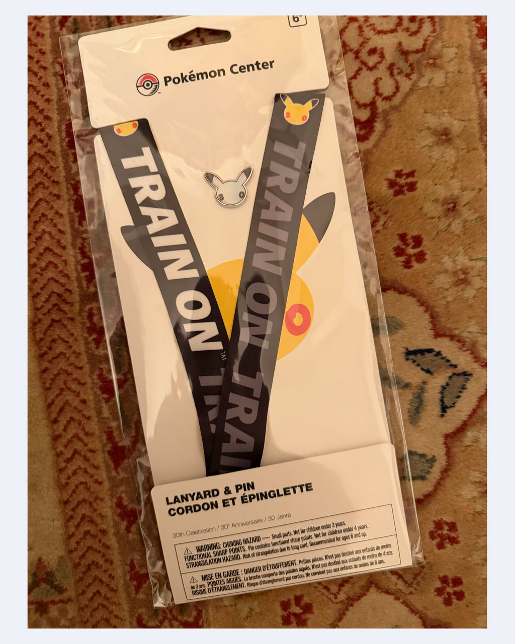 Pokémon 30 週年 Train On 掛繩＋Pin 組｜KPANDA 舊金山現場實拍