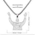 Kanye West yeezus I Feel Like Pablo 肯爺 不鏽鋼項鍊