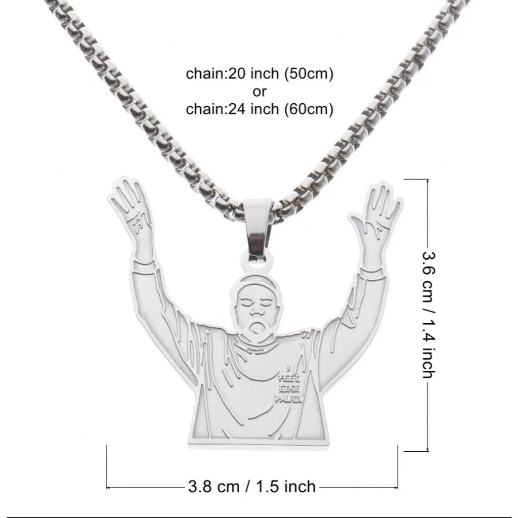 Kanye West yeezus I Feel Like Pablo 肯爺 不鏽鋼項鍊