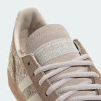 adidas HANDBALL SPEZIAL 麂皮杏色 格紋小香風 JR4504