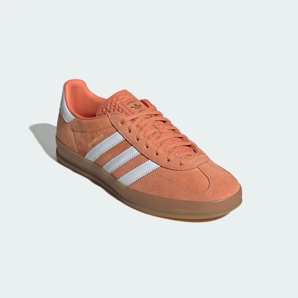 adidas GAZELLE 編織拼接 煙燻橘 JI2586