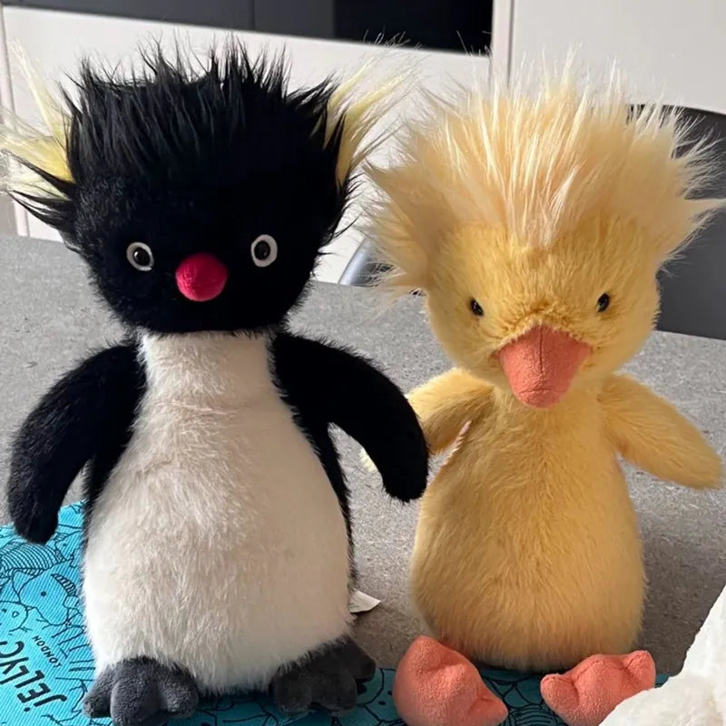 JELLYCAT 爆炸頭系列 鴨 玩偶 娃娃 炸毛鴨 毛絨玩偶 ROCK3D