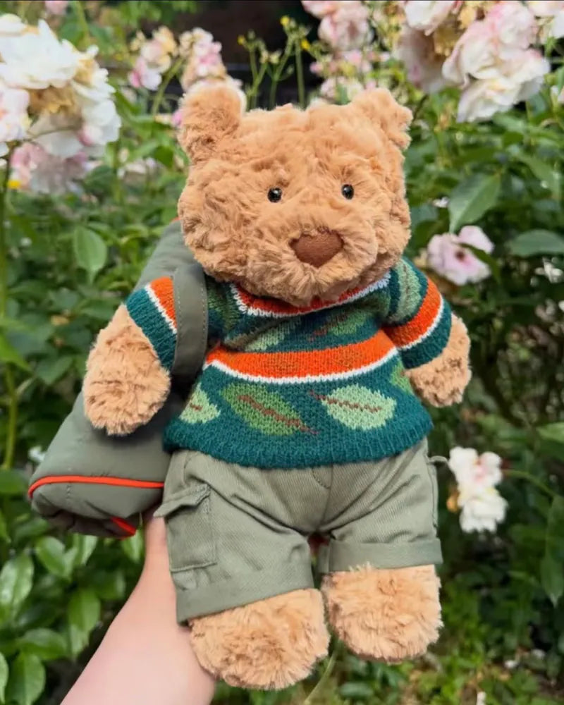 JELLYCAT 巴塞羅熊 登山裝 棕色 玩偶 毛絨公仔 BARM2OD