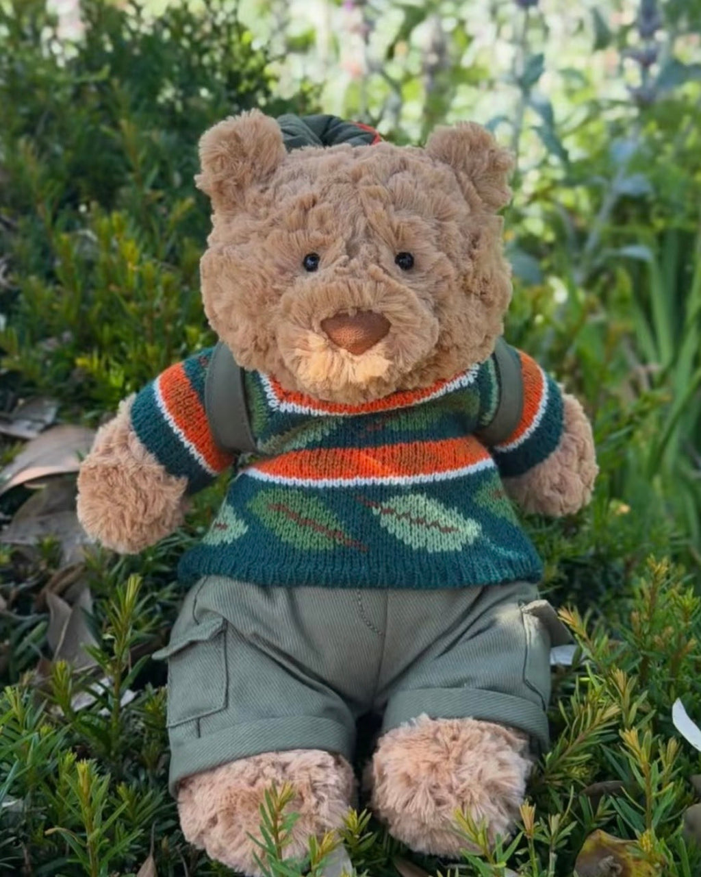 JELLYCAT 巴塞羅熊 登山裝 棕色 玩偶 毛絨公仔 BARM2OD