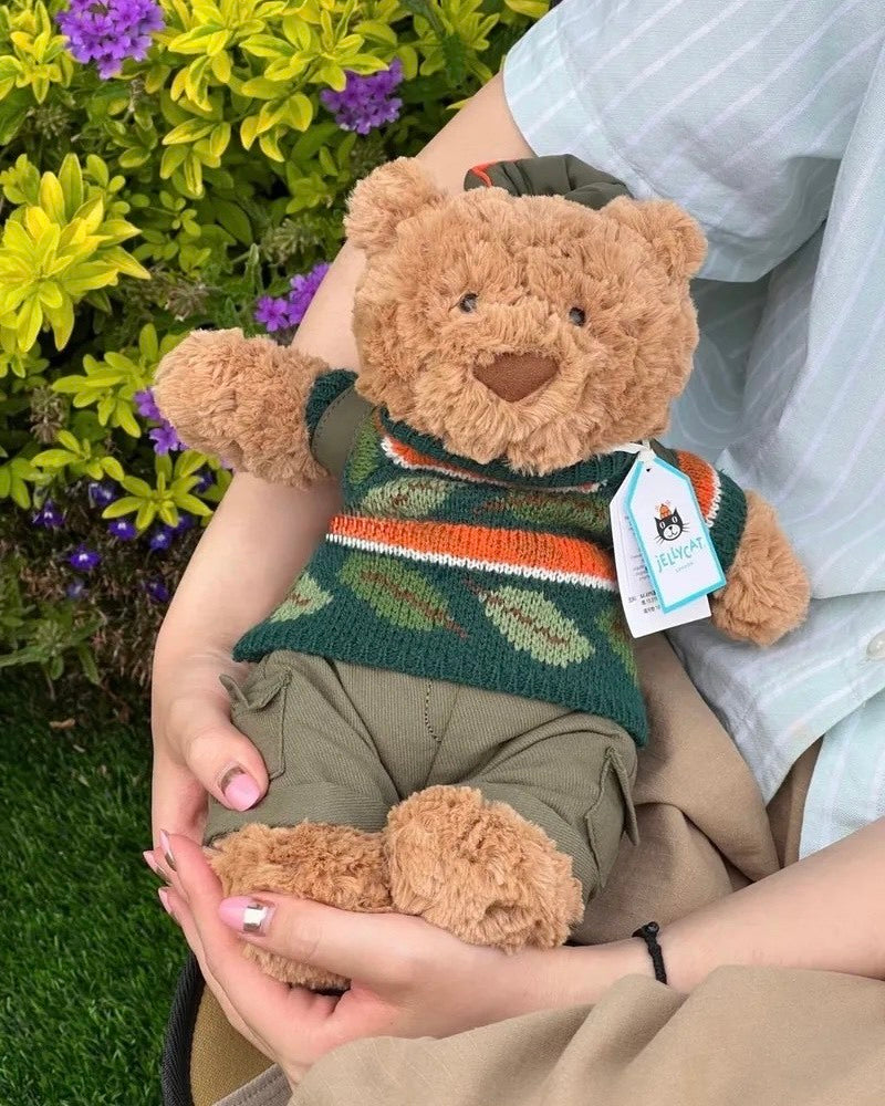 JELLYCAT 巴塞羅熊 登山裝 棕色 玩偶 毛絨公仔 BARM2OD