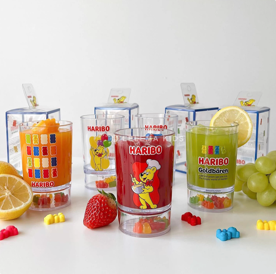 韓國Haribo小熊軟糖兒童水杯牛奶杯