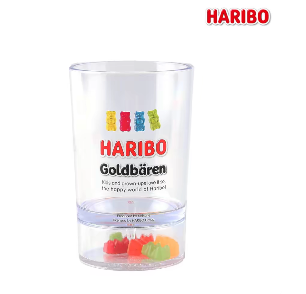 韓國Haribo小熊軟糖兒童水杯牛奶杯