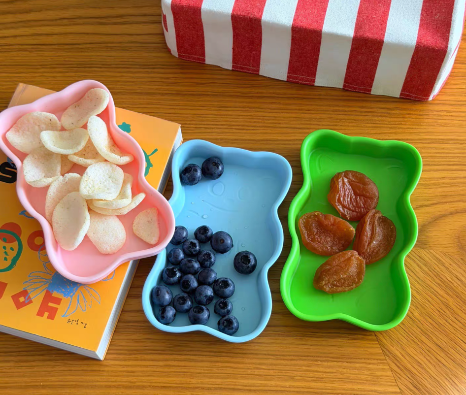 韓國Haribo小熊軟糖食物桌面多用盤
