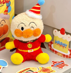 ANPANMAN 麵包超人 聲控錄音 生日快樂 毛絨娃娃