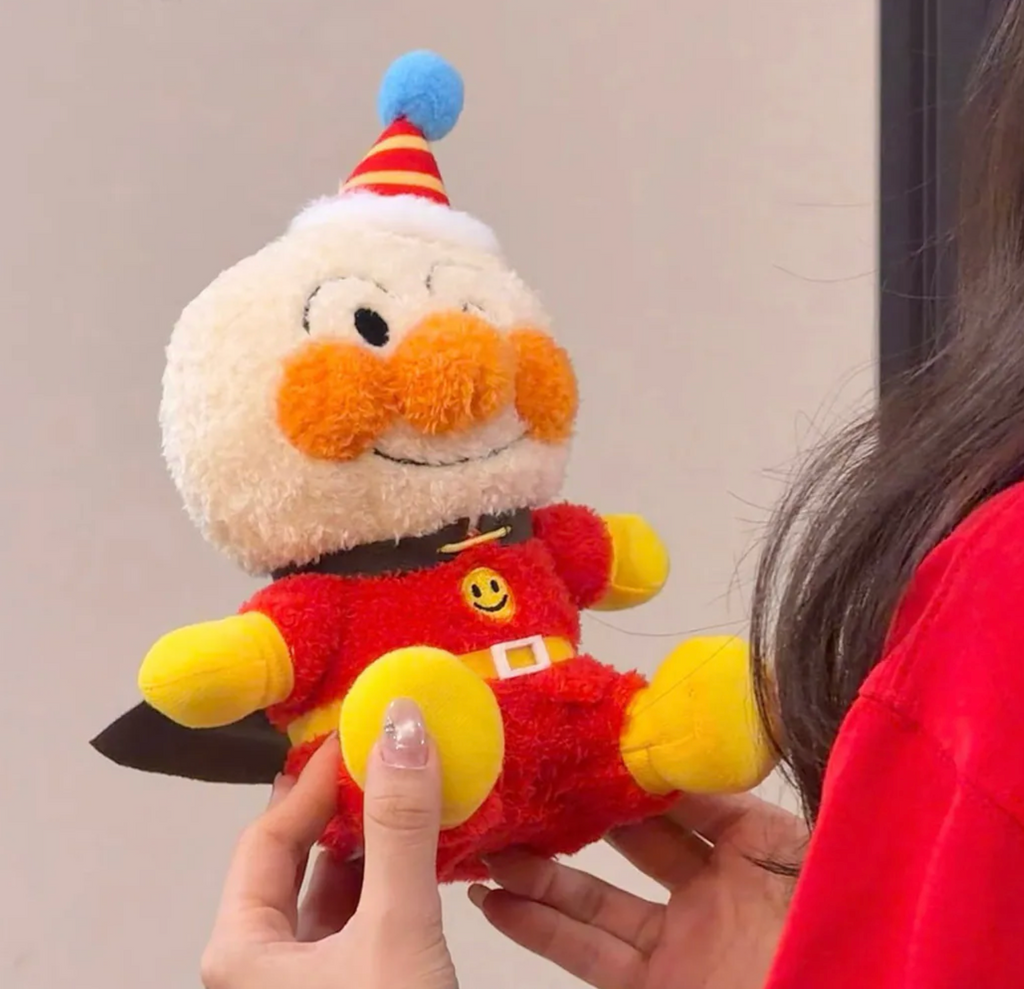 ANPANMAN 麵包超人 聲控錄音 生日快樂 毛絨娃娃