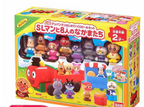 ANPANMAN 麵包超人蒸汽小火車角色積木 玩具 公仔