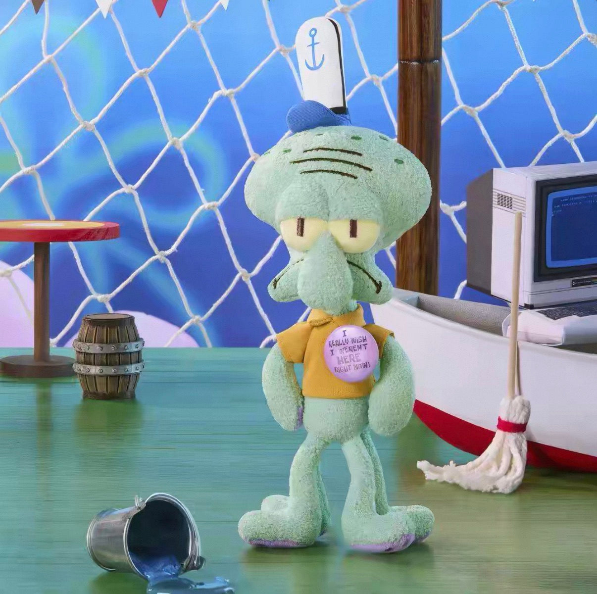 比奇堡居民 章魚哥 章魚哥的一天 毛絨 吊飾娃 盲盒 變裝公仔 共九款