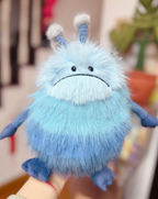 JELLYCAT 國外限定 藍色間條外星人 藍毛毛 AL3HA