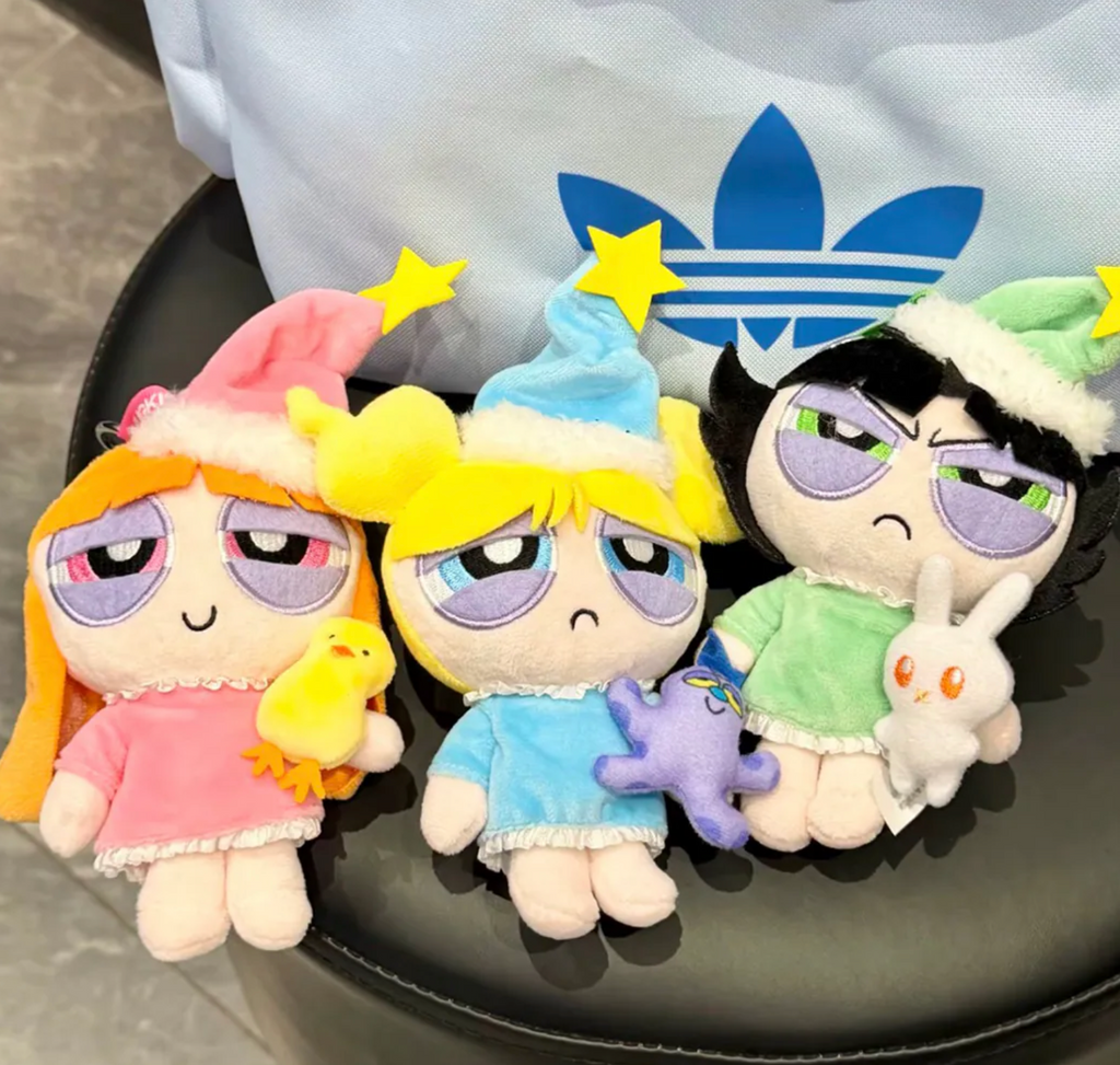 飛天小女警 厭世 吊飾娃 毛絨掛件 毛毛 泡泡 花花 三款