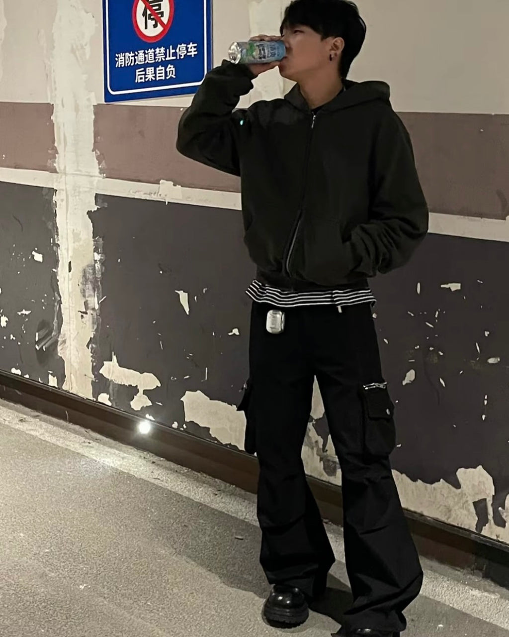 YEEZY X BALENCIAGA DONDA2蠟燭 帽T 巴黎世家 黑色 820382505（現貨）
