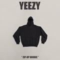 YEEZY X GAP ZIP-UP HOODIE 拉鍊外套 黑色 YZY-SS24-08（現貨）