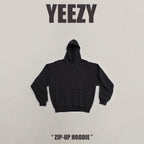 YEEZY X GAP ZIP-UP HOODIE 拉鍊外套 黑色 YZY-SS24-08（現貨）