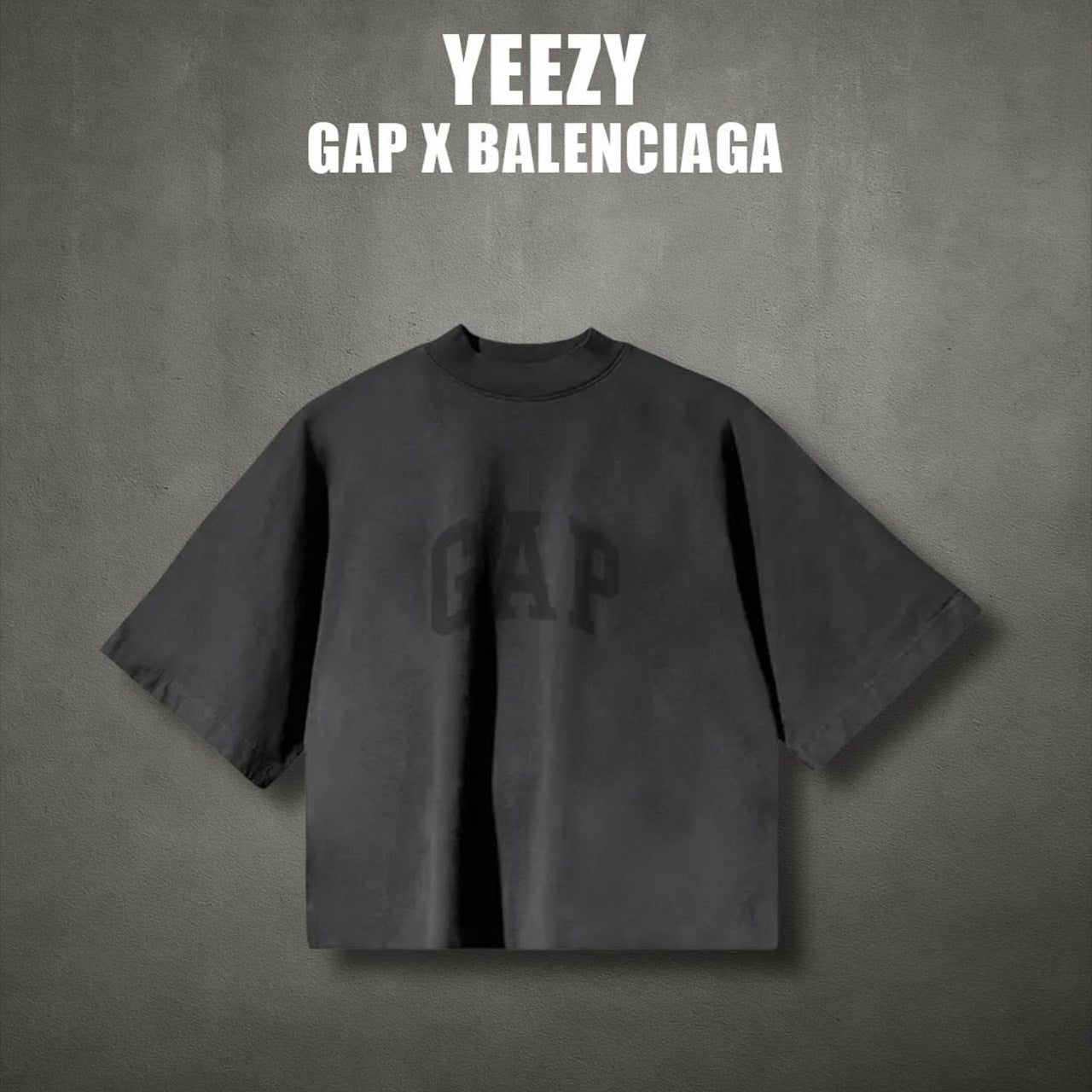 YEEZY x GAP x BALENCIAGA DOVE TEE 短袖 巴黎世家 三方聯名 DARK GREY YEEZY-SS22-81（現貨）