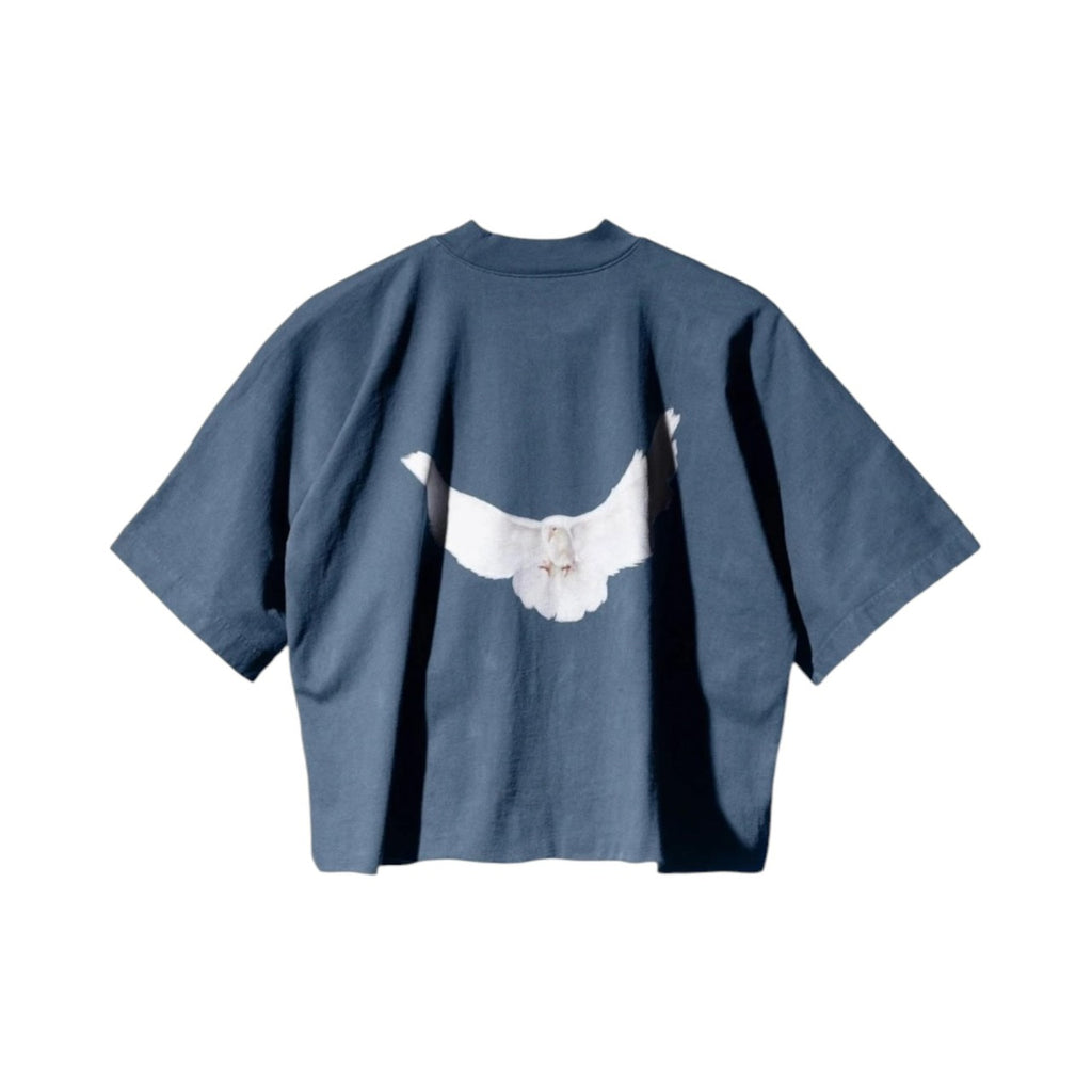 YEEZY x GAP x BALENCIAGA DOVE TEE 短袖 巴黎世家 三方聯名 BLUE YEEZY-SS22-81（現貨）