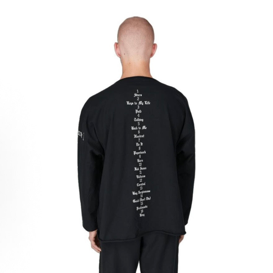 YEEZY VULTURES 長T 黑色 YZ1857-VOL1-BLK（現貨）